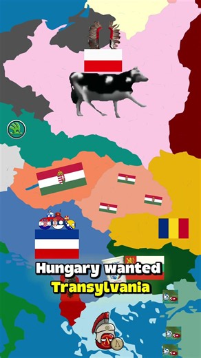 What Territories Did Every Balkan Country Claim Before WW2? #history #shorts #ww2