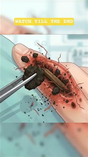 Don't watch before Bed_ The Deep Splinter Pull That Hypnotized 2M 👀