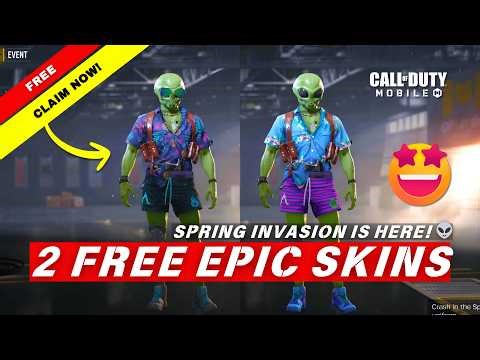 2 FREE EPIC SKINS! 🎁 Spring Invasion Event Guide (CODM)