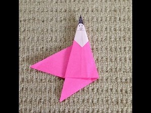 折り紙 七夕飾り 織姫 おりひめ 折り方 作り方