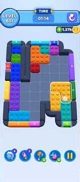 Color Block Jam Level 601 Walkthrough Solution