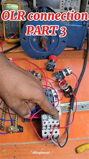OLR connection Part 3 #electrician #tbt #vlog #valec #engineer #usa | Dili Ogbuenyi
