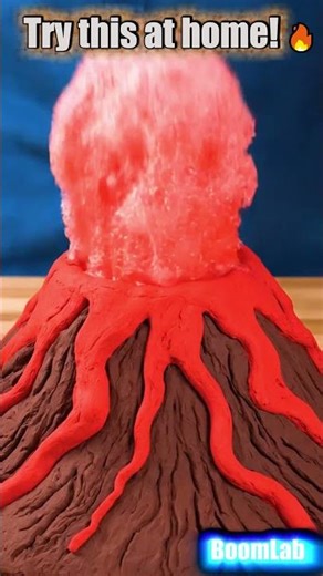 Insane Homemade Volcano Eruption! 🌋🔥
