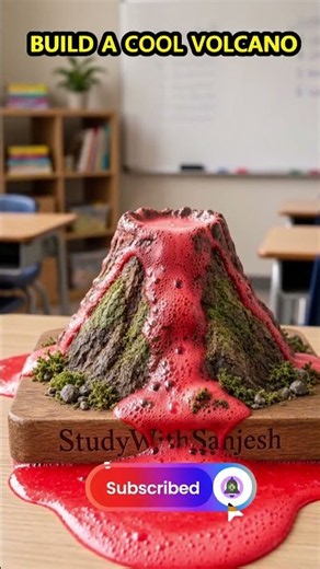 How to Make a Volcano for Science Project | Super Easy DIY!