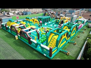 Ultimate Adventure: Giant Inflatable Obstacle Course Park for Unforgettable Fun! 🎉 T6-801
