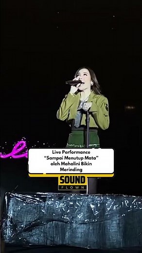 Live Performance “Sampai Menutup Mata” oleh Mahalini Bikin Merinding