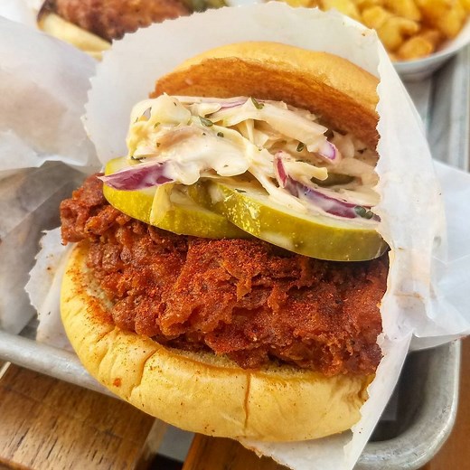 384K views · 2.5K shares | Hot Chicken Sandwiches are the newest creations on Shake Shack's menu  | Foodbeast | Facebook