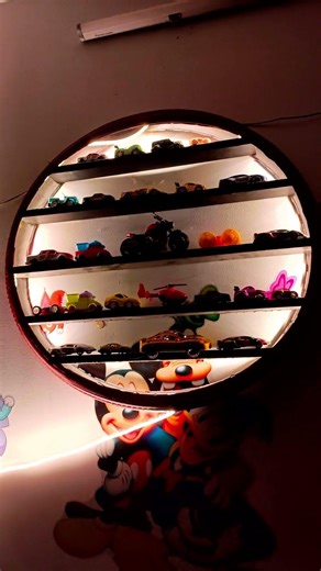 hotwheel showcase with cycle tyre diy #kids #tyres #cars #car #diy #diycrafts #diycraft #diyideas