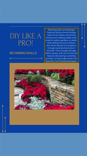 Design your dream garden with style! Ever thought about how a stunning retaining wall can transform your landscape? 🌿 It’s not just about function; it’s a canvas for your creativity! Whether you’re adding curves or clean lines, each choice tells a story. Dive into the world of design and let your outdoor space reflect your vibe! Ready to get started? Let's build something beautiful together! 💪 #LandscapingGoals #RetainingWallDesign #OutdoorLiving #GardenInspo #DIY #RetainingWalls #GardenDesign