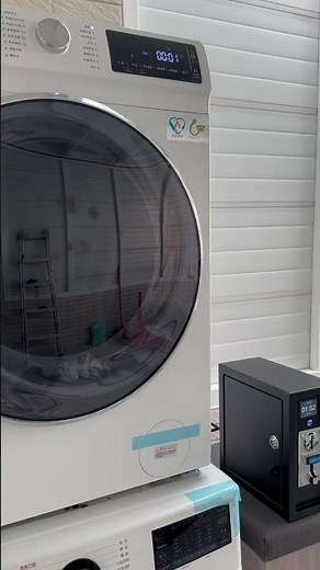 Relaxing Laundry Management: Sintron ST-004 ASMR Demo - From Coin Drop to Cycle End | Coin Washer