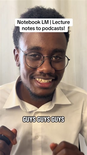 Note book LM has been such a game changer, especially now that exams are nearing. Listening to lectures as podcasts is definitely increasing my understanding. You should definitely check it out! #fyp #notebooklm #ai #student #studytok