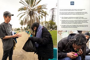 While LA torches $27 million at drug-addled MacArthur Park, one man buys the homeless an exit, one ticket at a time