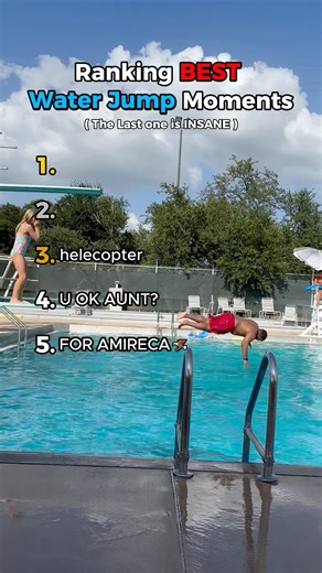 Ranking BEST Water Jump Moments 😂🥀
