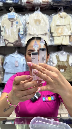 Jeringa de 20 ml para lavado nasal en bebés