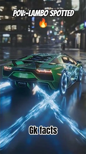 POV: Lamborghini Spotted on Indian Roads 😳🔥 #Lamborghini #Supercar #POV #CarSpotting #Lambo