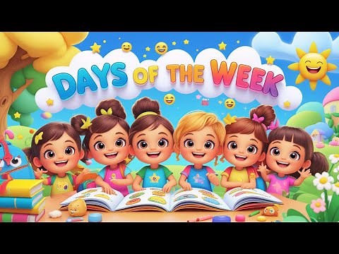 Days of the week song for kids | Days name in English | Nursery rhymes | Kids learning videos