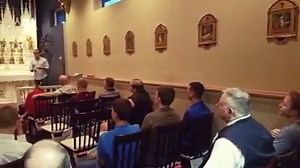 Explaining the back story behind the studio chapel. | Michael Voris