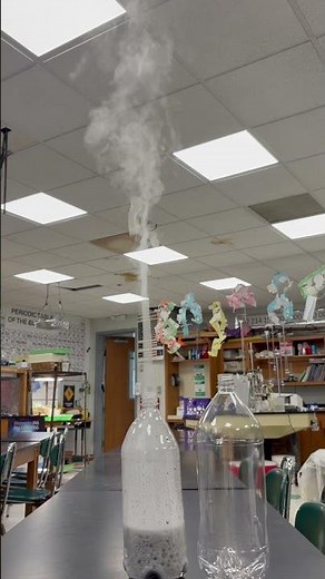 Hydrogen Peroxide & the 2 Liter Bottle #experiment #science #chemistry