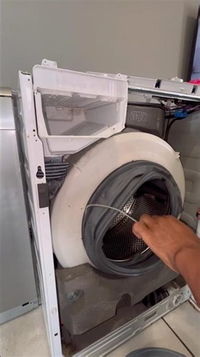 How To Remove And Replace A Door Boot On Front Loader Washing Machine #diyrepair #applianceknowledge