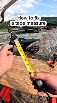 How to fix tape measure #construction #satire #tuttio #sponsored