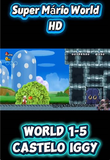 Batalha épica contra Iggy Koopa em Super Mario World