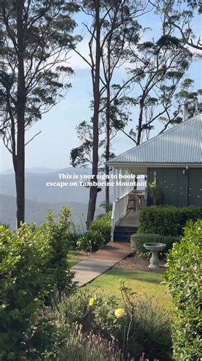 Experience Gold Coast on Instagram: "This is your sign to book a hinterland escape. 🌿✨ Tucked away on Tamborine Mountain, @vhcountryestate is all about slow living — think spas with a view, cosy interiors and long afternoons spent doing absolutely nothing 🛁🍃 Perfect for a romantic getaway or a well-earned reset 💆‍♀️🍾 📍 Verandah House Country Estate, Mount Tamborine #GoldCoast #TamborineMountain #HinterlandEscape Alt text: A luxury hinterland retreat overlooking mountain views. Outdoor seat