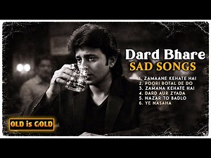 80’s Sad Hindi Songs 💔 Purane Dard Bhare Gaane | Kishore Kumar | Lata Rafi Old Song Jukebox