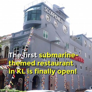 Take a look inside the new submarine restaurant in KL 😱 | KL Foodie