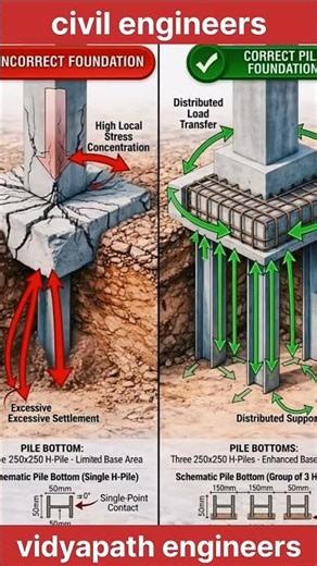 How to install a pile foundation the correct way #rabin1965