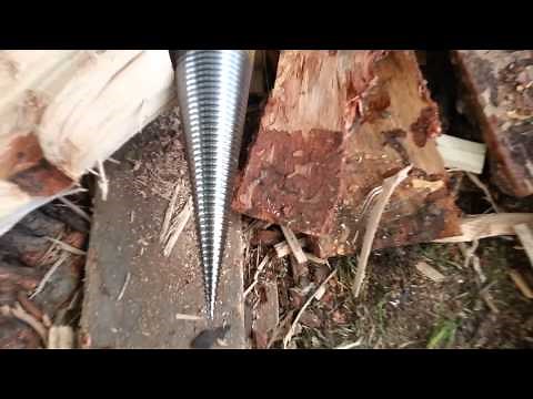 Corkscrew Wood Splitter