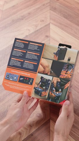 My Arcade Space Invaders Micro Player Pro: Retro Games, 6.75" Mini Arcade Machine, Video Game Collectibles