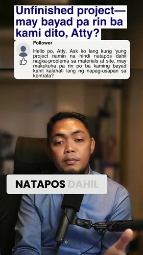 5.6K views · 76 reactions | What happens when a project isn't finished, but payment is due? An attorney breaks down contracts, negligence, and legal guidelines to protect yourself. Knowledge is power. #Law #Contracts #LegalAdvice #Attorney #BusinessLaw #Negligence | Atty. Alman-Najar Namla | Facebook