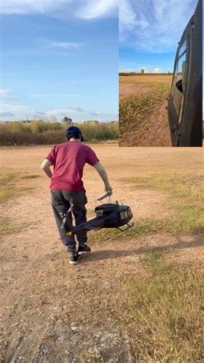 บินกลางทุ่ง สนามแดงร่มเกล้า Bell 212 Royal Thai Army | มะเดี่ยว พงษกร หงษ์จันทร์