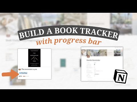 How to Build a Book Tracker in Notion from Scratch (Progress Bar Notion Tutorial + Free Template)