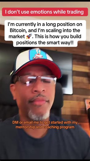 I’m currently in a long position on Bitcoin, and I’m scaling into the market 🚀. This is how you build positions the smart way!! #bitcoin #crypto #blockchainbullhorn #calvinhill #fypppppppppppppp