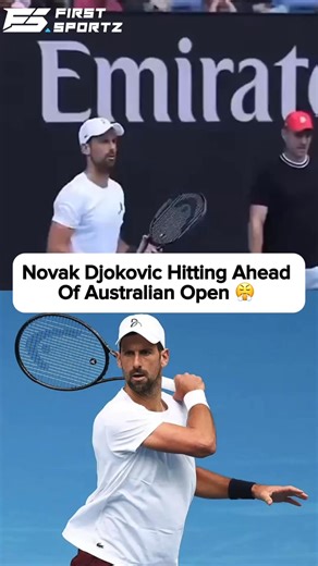 Look who's back, the GOAT Novak Djokovic 👑 #fblifestyle #NovakDjokovic #australianopen | FirstSportz - Latest sports news