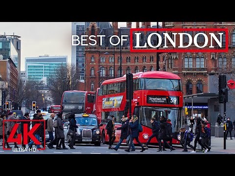 Best of LONDON from 4K Urban Life Channel - City Life and Atmosphere of Amazing European City