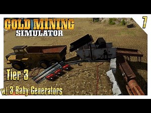Running Tier 3 with Small Generators | Ep 7 | Gold Mining Simulator