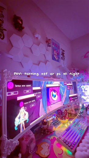 #gamingsetup #kawaii #pcsetup #pcgaming #pcbuild #pcgamer #desksetup #miku #freddyfazbear #cutecore