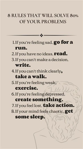 8 Rules That Will Solve 80% of Your Problems