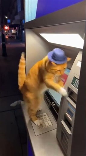 Cat vs. ATM Goes WRONG