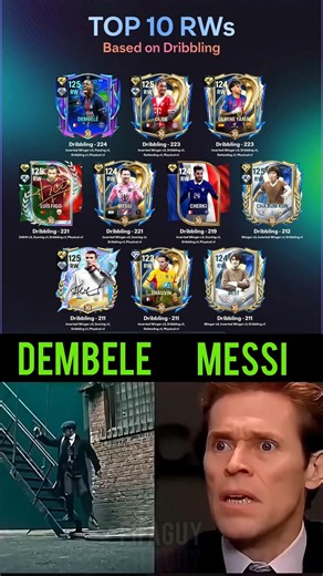 Best Dribbling RW Card's in fc mobile 💀❤️‍🔥#fc26 #fifamobile #fcmobileid #easports #fcmobile #fifa