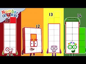 Sunday Lunchtime Stories | Learn to Count for Kids Compilation | Number Cartoon | Numberblocks