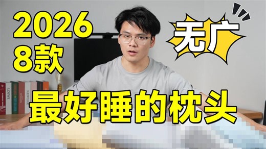 最推荐的枕头！100~400价位，2026年版！乳胶枕/亚朵/眠同学/蝶形枕/记忆棉枕头测评推荐