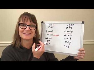 How to Pronounce Eat and Ate, Treat and Trait, and other words with /i/ "ee" and /eɪ/ "ay"