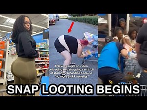 Walmart Shuts Down Food Wars & SNAP Looters Caught on Camera