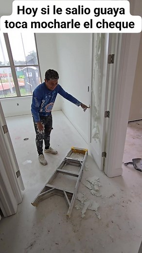 Hoy si le salio guaya toca mocharle el cheque #work #Pintura | Dency Omar Vijil