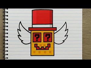 How To Draw LUCKY BLOCK | BRAINROT I Easy