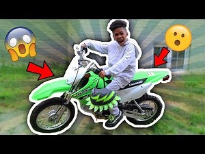 Eli's First Time Riding a Dirt Bike | Eli's Fun World