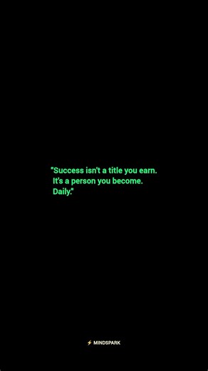 Success Is Built In The Hidden Hours | Mindspark Short